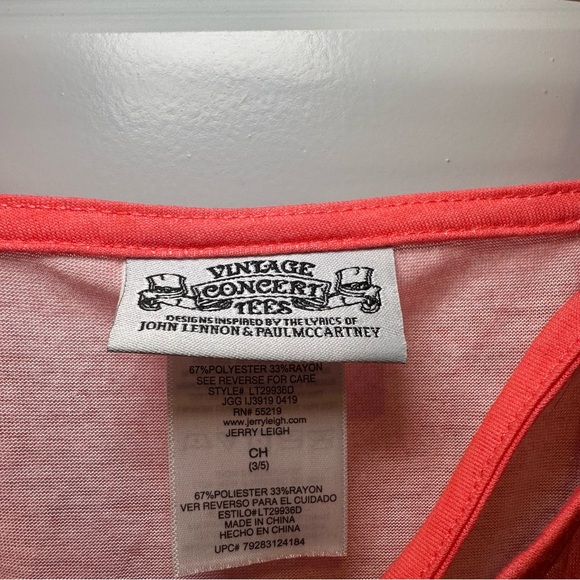 NWT Vintage Concert Tees Orange/Pink Ombre “All You Need is Love” Tank size S - Picture 2 of 8